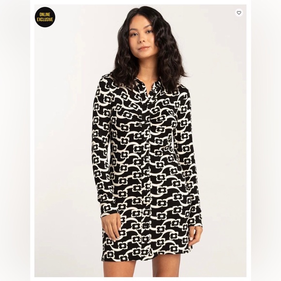 NWT Hurley Betty Button Front Dress - Picture 2 of 6